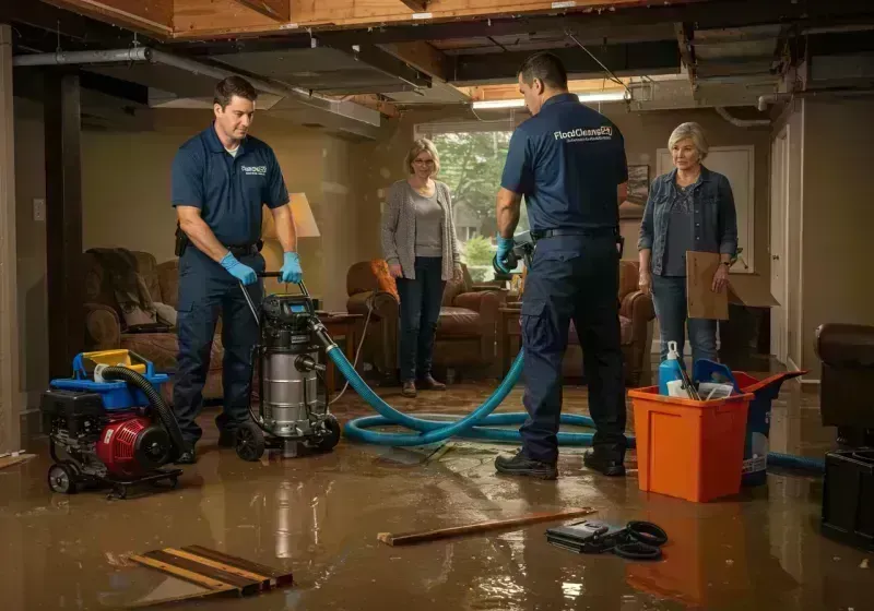 Basement Water Extraction and Removal Techniques process in El Lago, TX