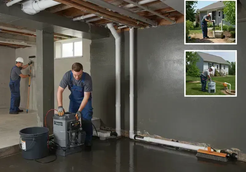 Basement Waterproofing and Flood Prevention process in El Lago, TX